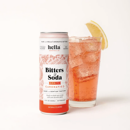 Hella Cocktail Co Bitters & Soda Spritz Aromatic 4pk 12oz Can