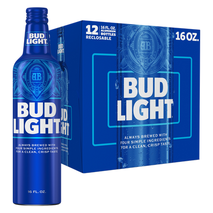 Bud Light 12pk 16oz Bottle 4.2% ABV