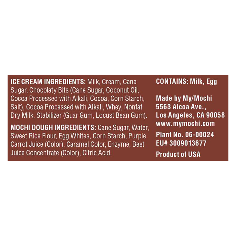 My/Mochi Ice Cream Double Chocolate 6ct