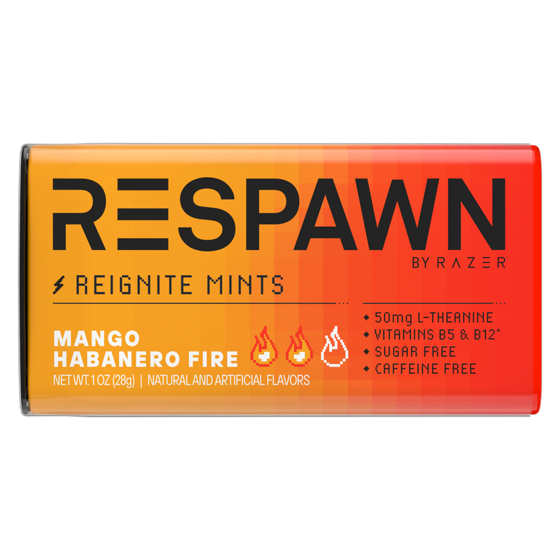 5 Gum Respawn Mango Habanero Fire Mints, 1oz