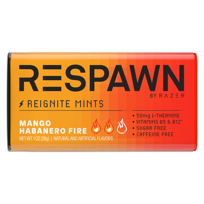5 Gum Respawn Mango Habanero Fire Mints, 1oz