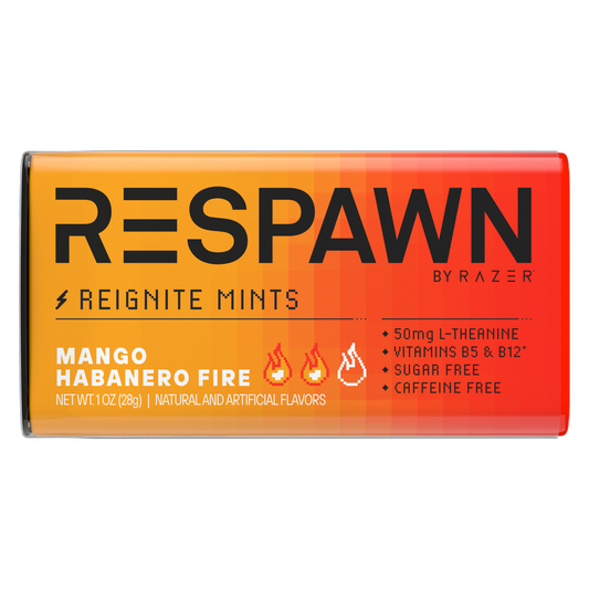 5 Gum Respawn Mango Habanero Fire Mints, 1oz