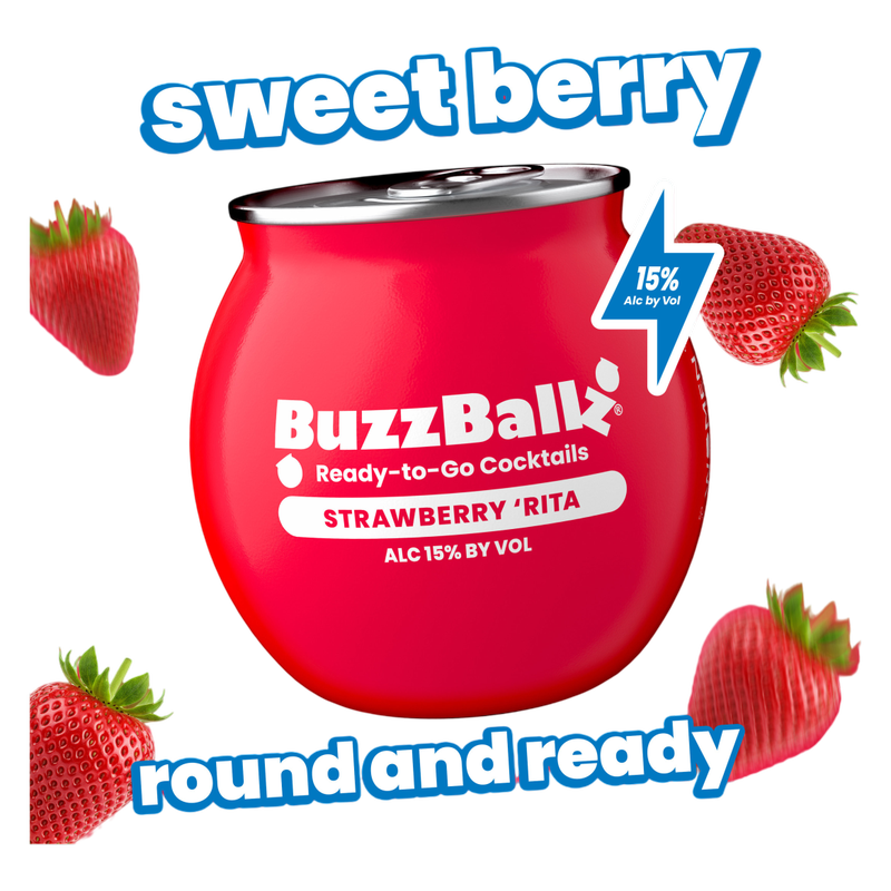 BuzzBallz Chillers Strawberry 'Rita 187ml