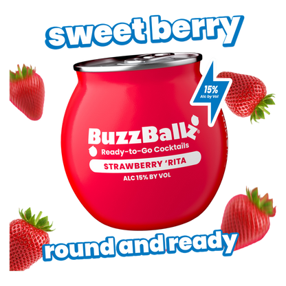 BuzzBallz Chillers Strawberry 'Rita 187ml