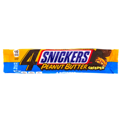 Snickers Crisper Peanut Butter 4pc King Size Bar 3.03oz