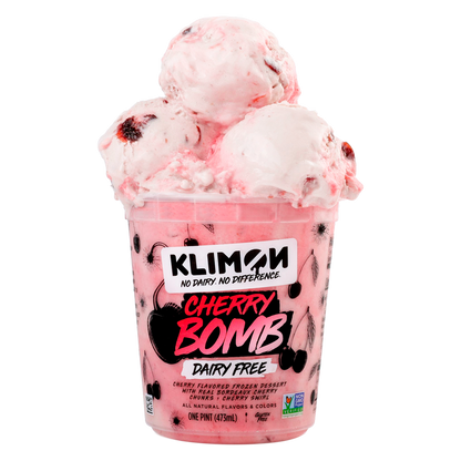 KLIMON Cherry Bomb Premium Dairy-Free Frozen Dessert Pint