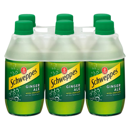 Schweppes Ginger Ale 6pk 10oz Btl