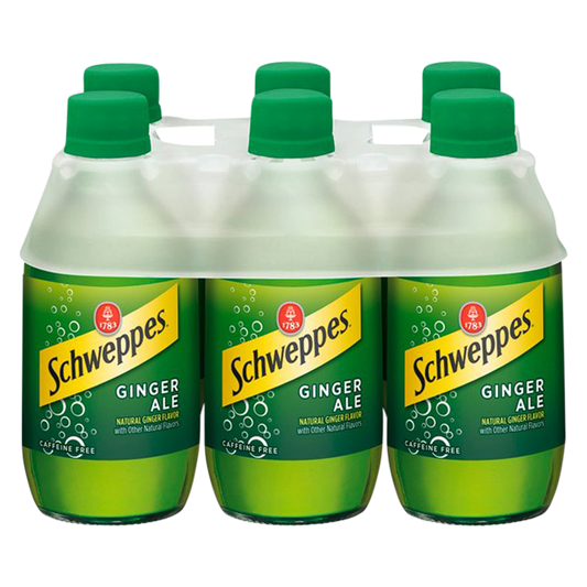 Schweppes Ginger Ale 6pk 10oz Btl