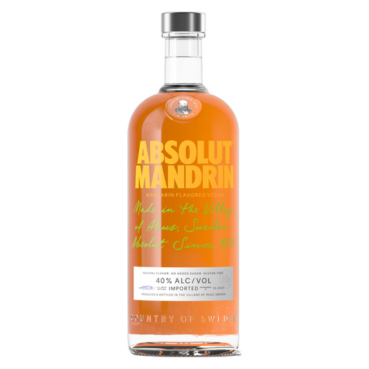 Absolut Mandrin Vodka 1L (80 proof)