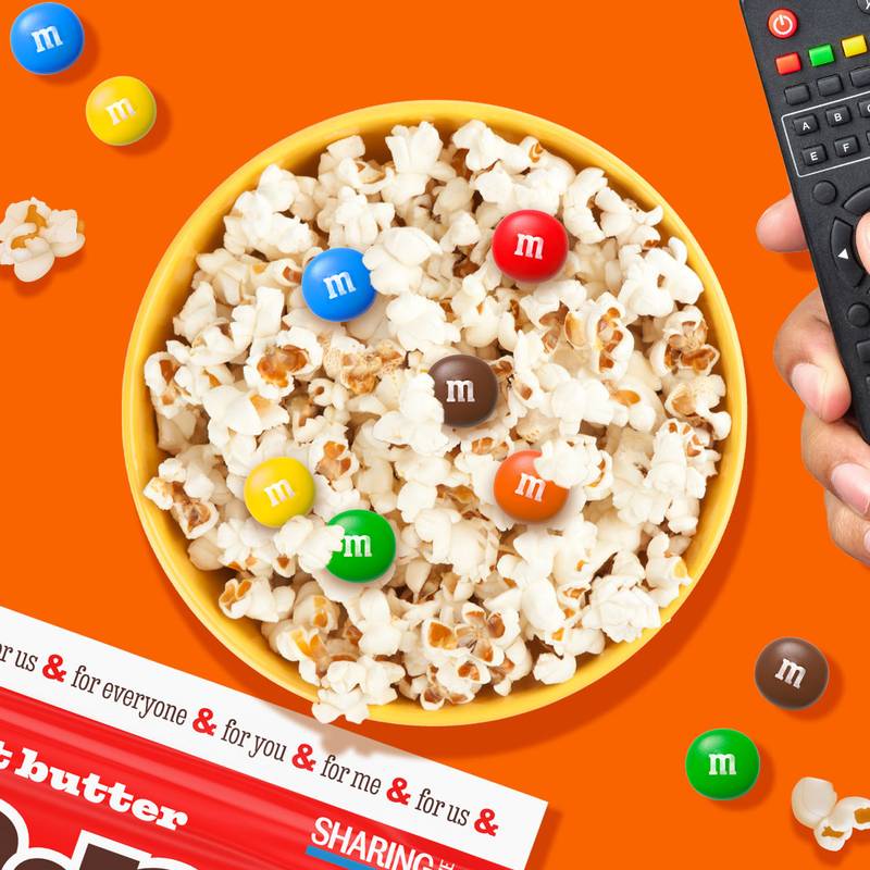 M&M'S Peanut Butter Milk Chocolate Candy, Sharing Size, 9 oz Bag