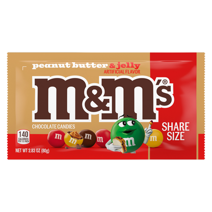 M&M'S Peanut Butter & Jelly Share Size, 2.83oz