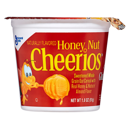General Mills Honey Nut Cheerios Cereal Cup1.8oz
