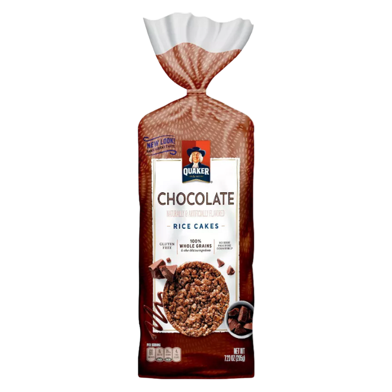 Quaker Chocolate Crunch Large Rice Cakes, 7.23oz