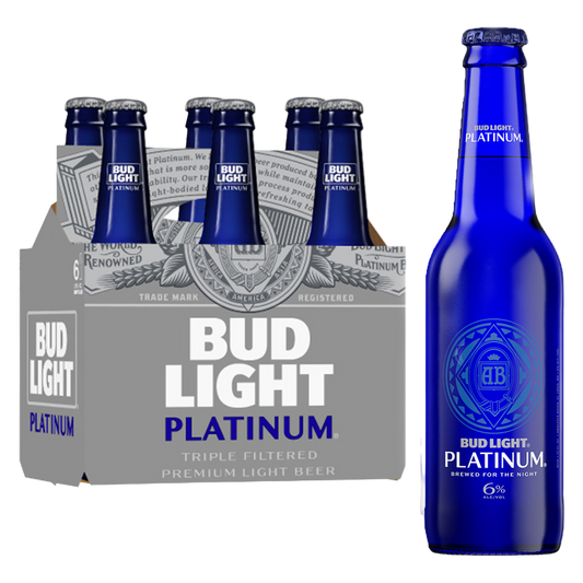 Bud Light Platinum 6pk 12oz Btl 6.0% ABV