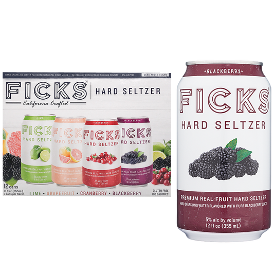 Ficks Seltzer Variety Pack 12pk 12oz Can 5.0% ABV