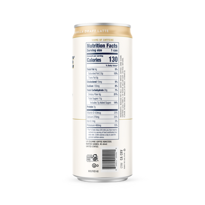 La Colombe Vanilla Draft Latte 11oz Can