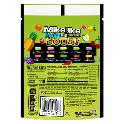 Mike & Ike Mega Mix Sour 10oz