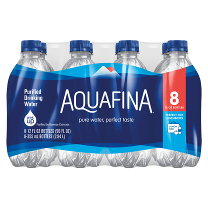 Aquafina 8pk 12oz Btl