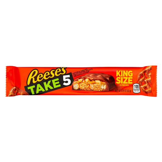 Reese's Take 5 Chocolate Peanut Butter Bar King Size 3.1oz