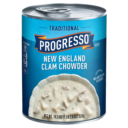 Progresso Traditional New England Clam Chowder Soup 18.5oz