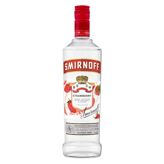 Smirnoff Strawberry Vodka 750ml (70 Proof)
