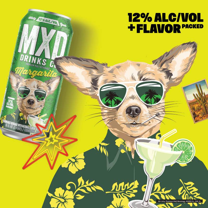 MXD Cocktail Co. Margarita Single 16oz Can 12% ABV
