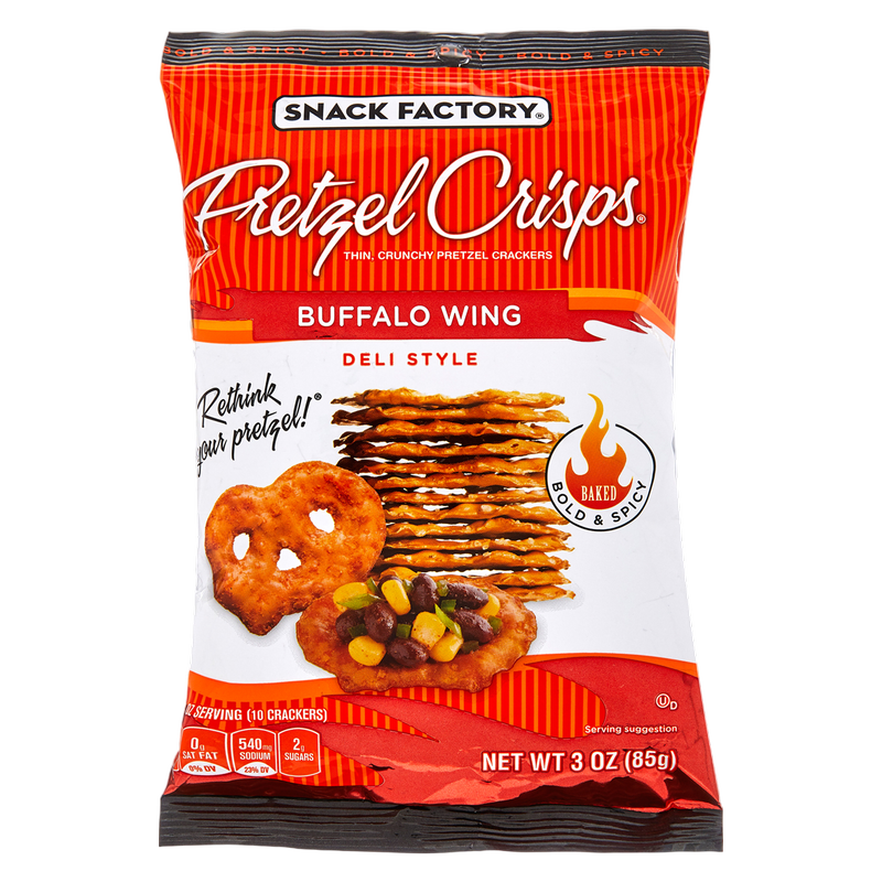 Snack Factory Buffalo Pretzel Crisps 3oz