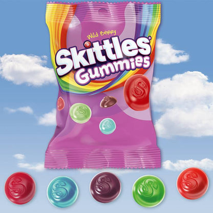 SKITTLES Wild Berry Gummy Candy, 5.8 oz Bag