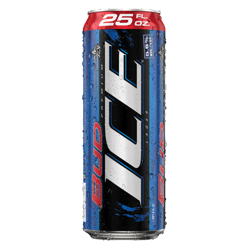 Bud Ice Single 25oz Can 5.5% ABV