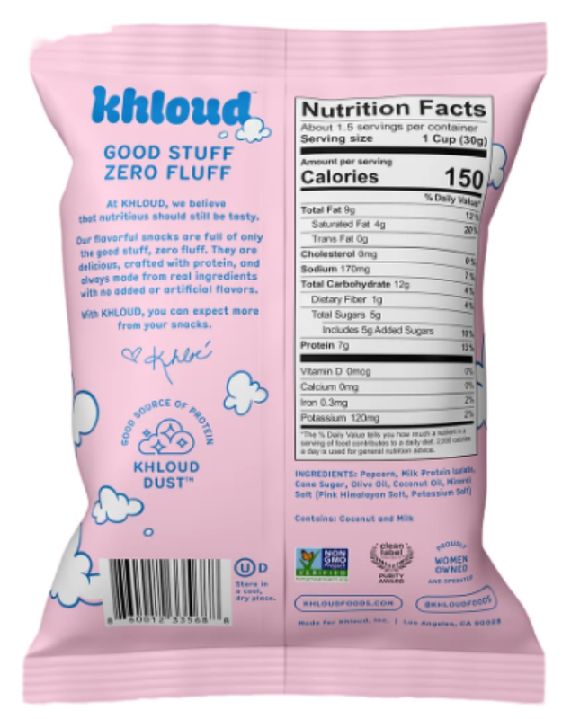 Khloud Kettle Protein Popcorn 1.5 oz