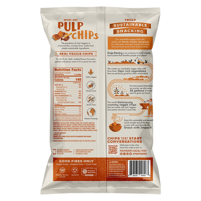 Pulp Pantry Spicy BBQ Veggie Chips 5oz