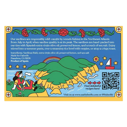 Fishwife Sardines with Preserved Lemon, 4.2oz