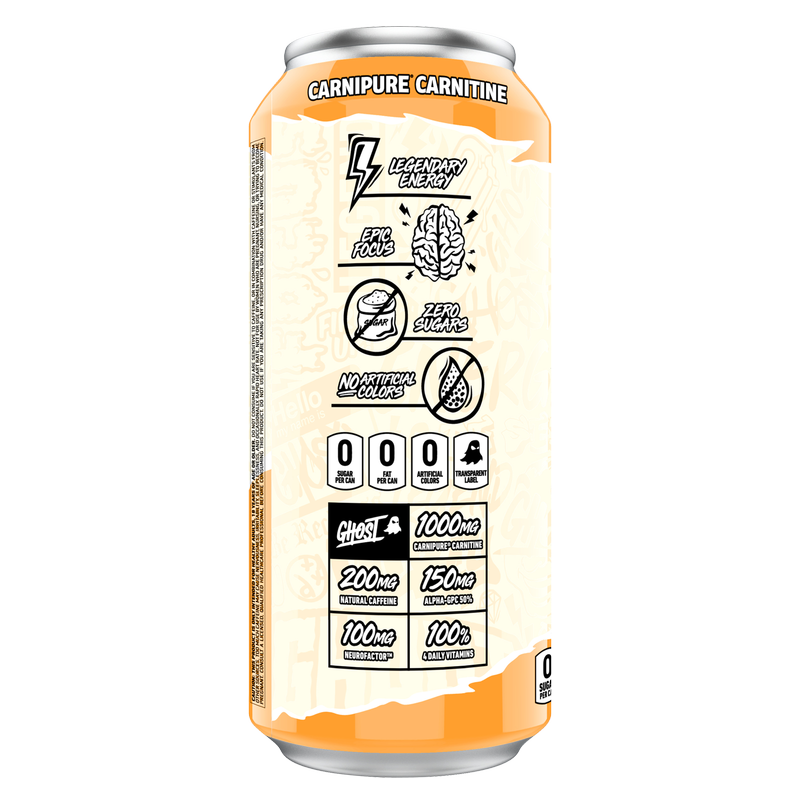GHOST® Energy Orange Cream 16oz Can