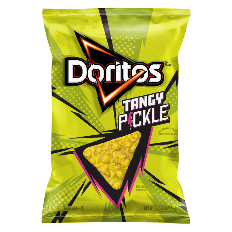 Doritos Tortilla Chips Tangy Pickle 9.25oz