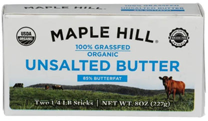 Maple Hill Creamery Organic Unsalted Butter - 8oz
