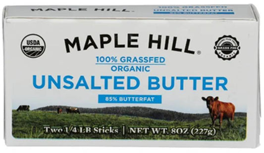 Maple Hill Creamery Organic Unsalted Butter - 8oz