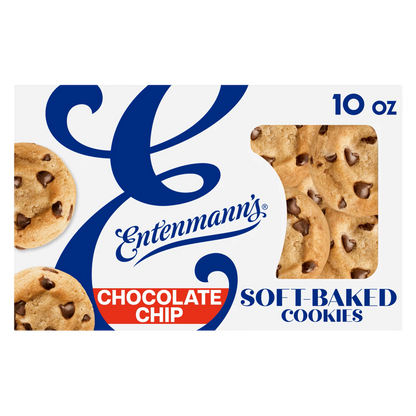 Entenmann's Soft-Baked Chocolate Chip Cookies, 10 oz