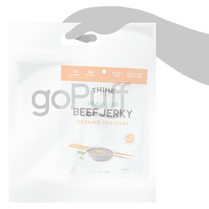 Think Jerky Sesame Teriyaki Grassfed Beef Jerky 2.2oz