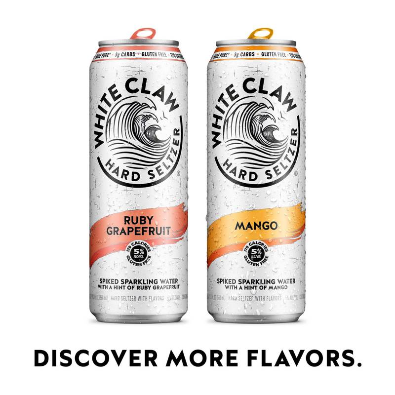 White Claw Strawberry Single 19.2oz Can 5% ABV