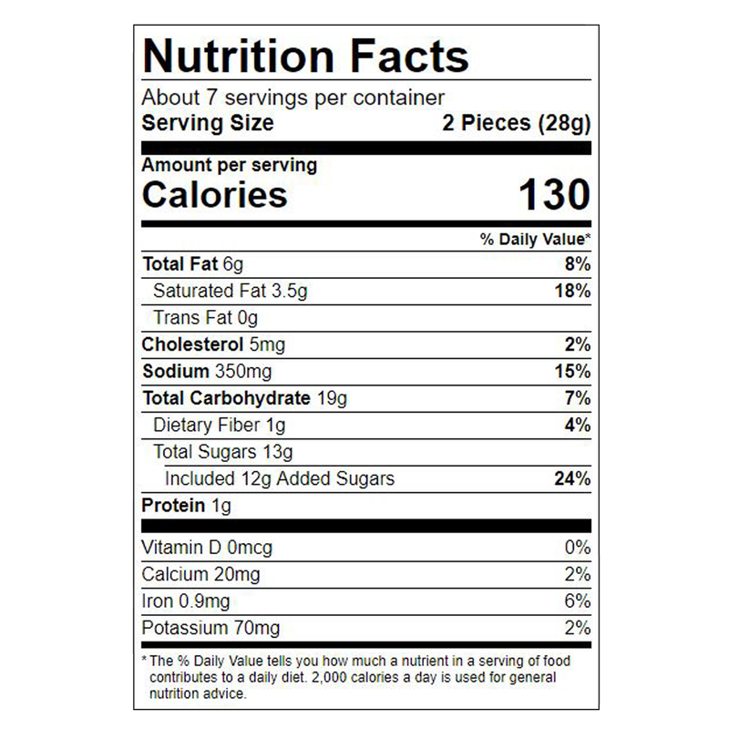 Sanders Dark Chocolate Sea Salt Caramels 7oz