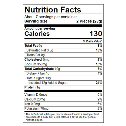 Sanders Dark Chocolate Sea Salt Caramels 7oz