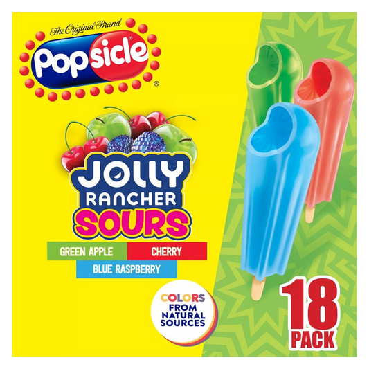 Popsicle Jolly Rancher Sour Popsicles, 18ct.