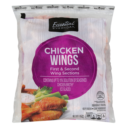 Essential Everyday Frozen Chicken Wings - 3lb