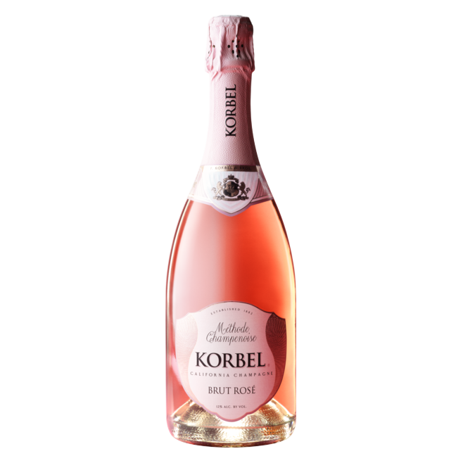 Korbel Brut Rose California Champagne 750ml