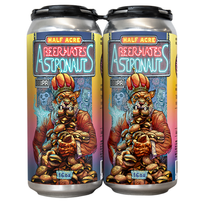 Half Acre Beer Hates Astronauts IPA 4pk 16oz Can 7.8% ABV