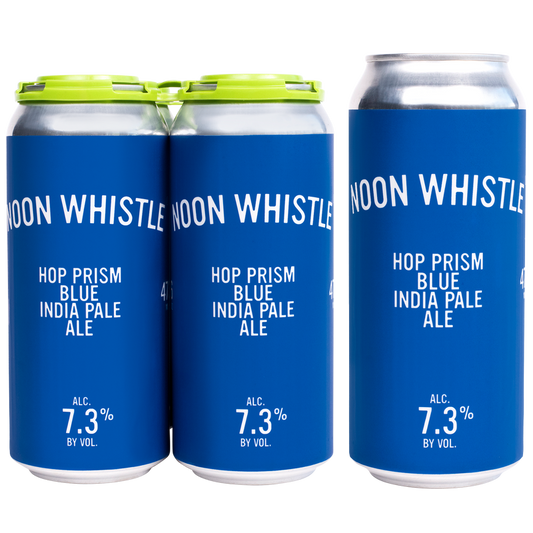 Noon Whistle Hop Prism Blue American IPA 4pk 16oz Can 7.3% ABV