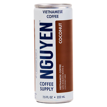 Nguyen Coffee Supply Coconut Vietnamese Coffee Cold Brew 7.5oz Can