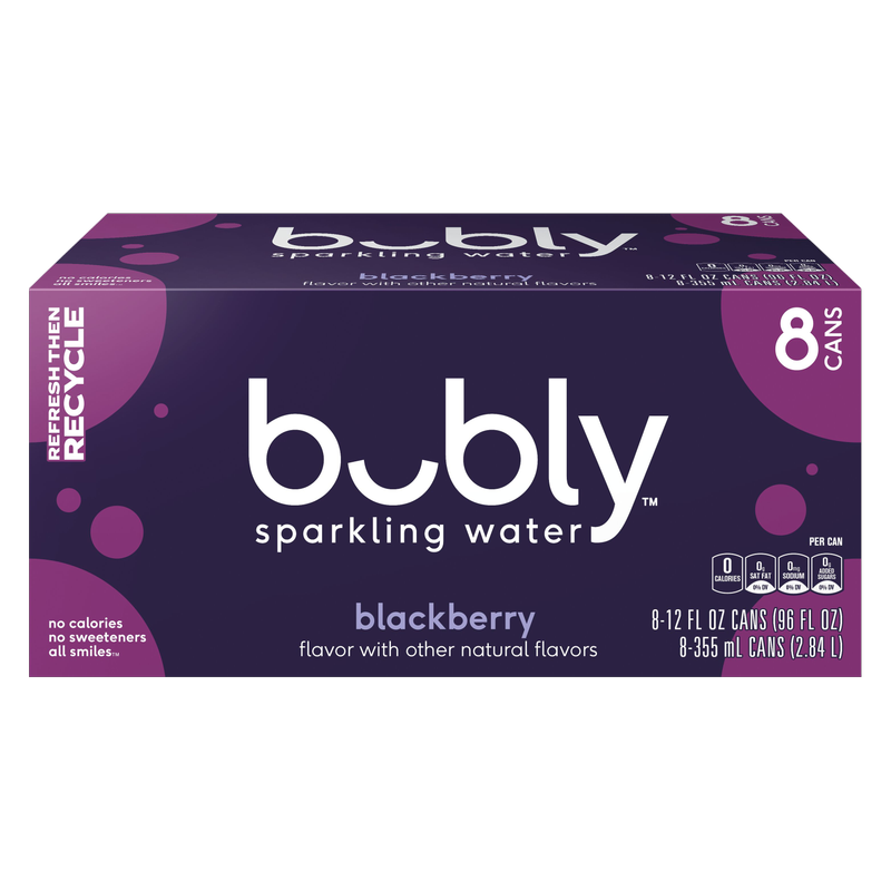 Bubly Blackberry 8pk 12oz Can