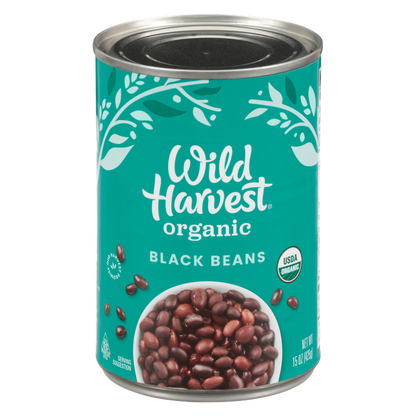 Wild Harvest Organic Black Beans 15oz
