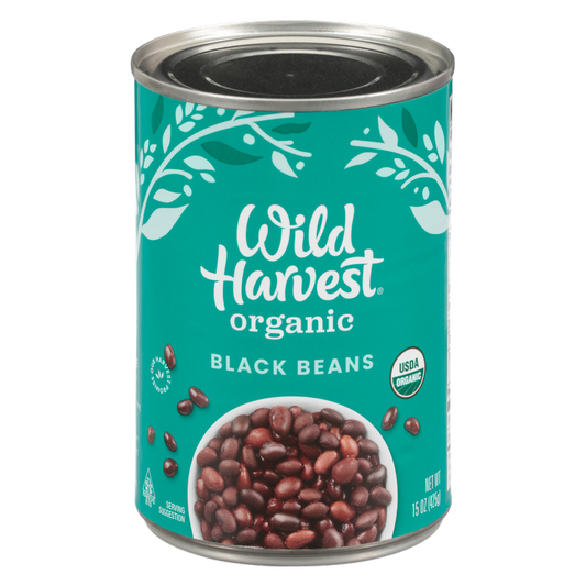Wild Harvest Organic Black Beans 15oz